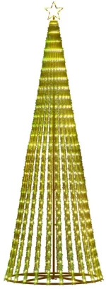 vidaXL Χριστουγεννιάτικο δέντρο LED 475 LED Ζεστό Λευκό 247 εκ.