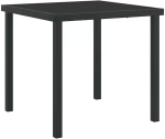 vidaXL Σέτ φαγητού για κήπο 5 pcs Γκρι συνθετικό ρατάν