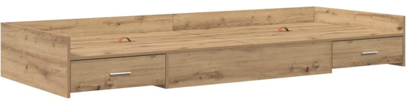 Κρεβάτι με αποθηκευτικό χώρο με κεφαλάρι Artisan Oak 100 x 200 cm