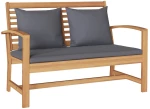 vidaXL Σετ Καναπέ Κήπου 5 pcs Φυσικό Μασίφ ξύλο teak