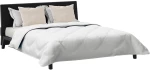 vidaXL Πάπλωμα με μαξιλάρι 3 pcs Λευκό 240 x 220 cm Μικροΐνες