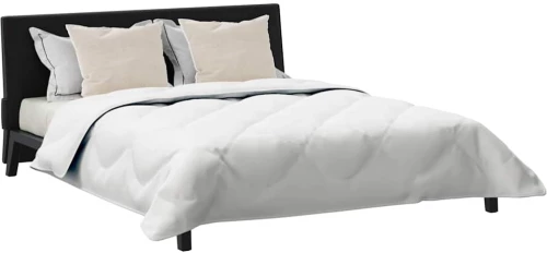 vidaXL Παπλωμα με Μαξιλάρια Argyle 3 pcs Λευκό 240 x 200 cm Μικροΐνες