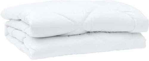 vidaXL Παπλωμα με Μαξιλάρια Argyle 3 pcs Λευκό 240 x 200 cm Μικροΐνες