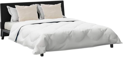 vidaXL Παπλωμα με Μαξιλάρια Argyle 3 pcs Λευκό 240 x 200 cm Μικροΐνες