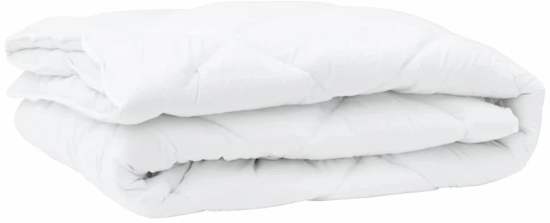 vidaXL Παπλωμα με Μαξιλάρια Argyle 3 pcs Λευκό 200 x 220 cm Μικροΐνες