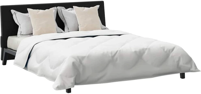 vidaXL Παπλωμα με Μαξιλάρια Argyle 3 pcs Λευκό 240 x 220 cm Μικροΐνες