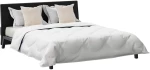 vidaXL Παπλωμα με Μαξιλάρια Argyle 3 pcs Λευκό 240 x 220 cm Μικροΐνες