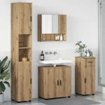 vidaXL Σετ Επίπλων Μπάνιου 4 pcs artisan δρυς 61 x 35 x 64 εκ.