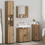 vidaXL Σετ Επίπλων Μπάνιου 4 pcs artisan δρυς 61 x 35 x 64 εκ.