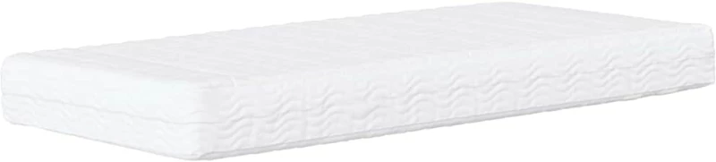 vidaXL Κρεβάτι Γωνίας με στρώμα Μπορντό 90 x 200 cm Βελούδο