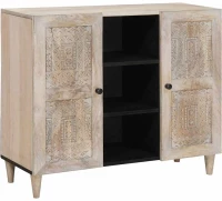 vidaXL Πλαϊνό γραφείο Λευκό 33.5 x 90 x 75 εκ