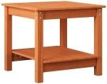 vidaXL Τραπεζάκι σαλονιού Καφέ κεριού 50 x 50 x 45 cm