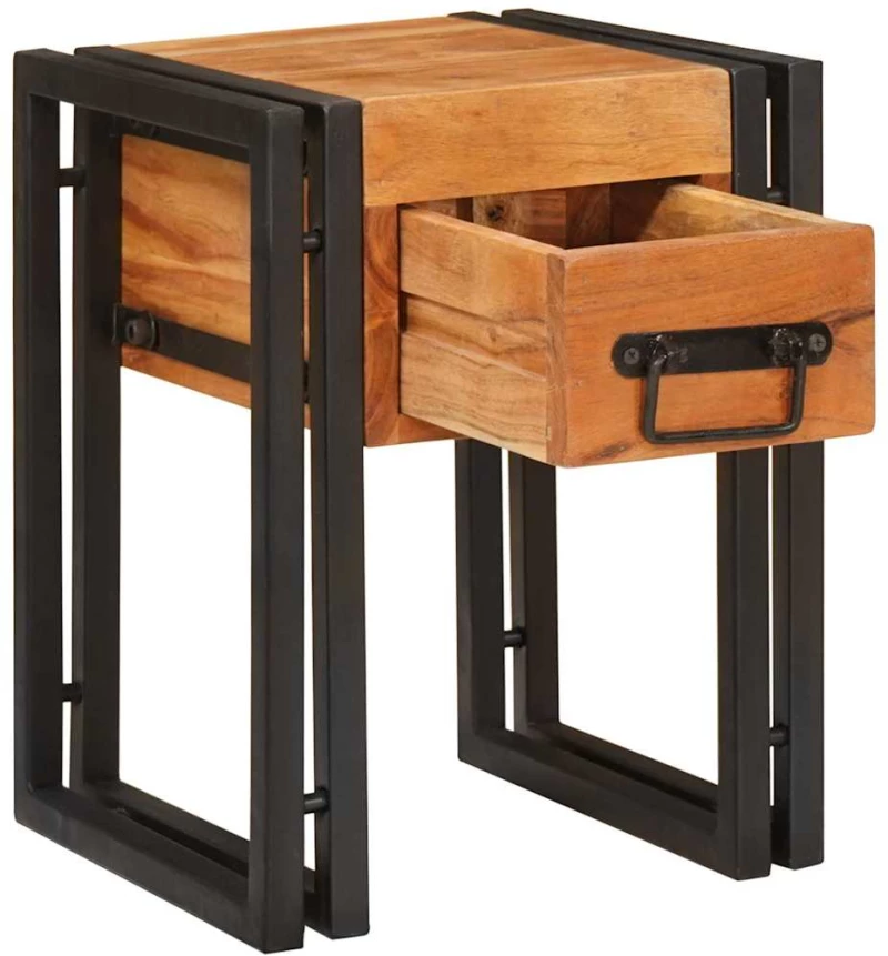 vidaXL Βοηθητικό τραπεζάκι με συρτάρι Άλλο 30 x 30 x 40 cm
