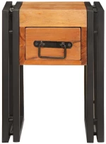 vidaXL Βοηθητικό τραπεζάκι με συρτάρι Άλλο 30 x 30 x 40 cm