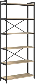 vidaXL Βιβλιοθήκη Sonoma Δρυς 80 x 30 x 188 εκ Επεξεργασμένο ξύλο