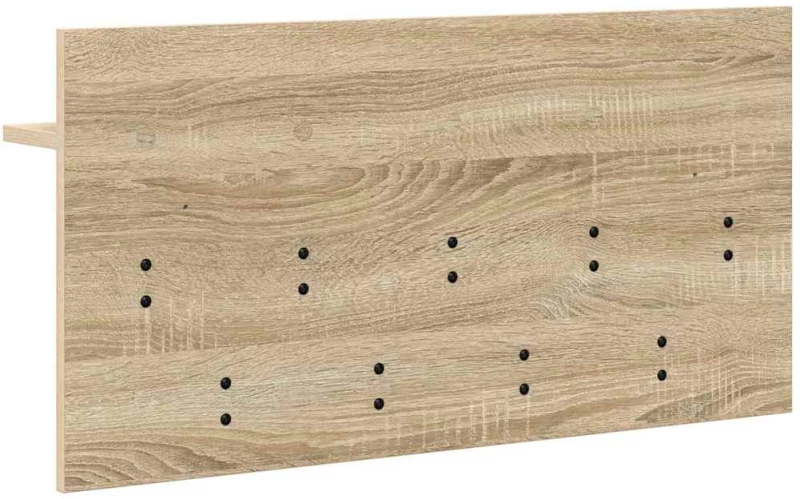vidaXL Τοίχου Κρεμάστρα Sonoma Δρυς 80 x 40 x 12 cm Επεξεργασμένο ξύλο
