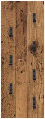 vidaXL Τοίχου Κρεμάστρα Επιτοίχιο Παλαιό ξύλο 30 x 1.5 x 80 εκ.