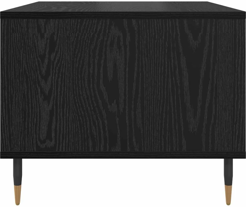vidaXL Τραπεζάκι σαλονιού Μαύρη δρυς 60 x 50 x 40 εκ