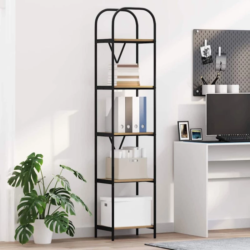 vidaXL Ράφι Βιβλίων artisan δρυς 40 x 30 x 183 εκ Επεξεργασμένο ξύλο