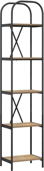 vidaXL Ράφι Βιβλίων artisan δρυς 40 x 30 x 183 εκ Επεξεργασμένο ξύλο