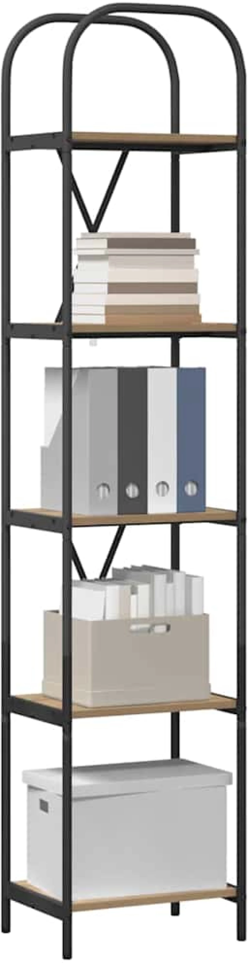 vidaXL Ράφι Βιβλίων artisan δρυς 40 x 30 x 183 εκ Επεξεργασμένο ξύλο