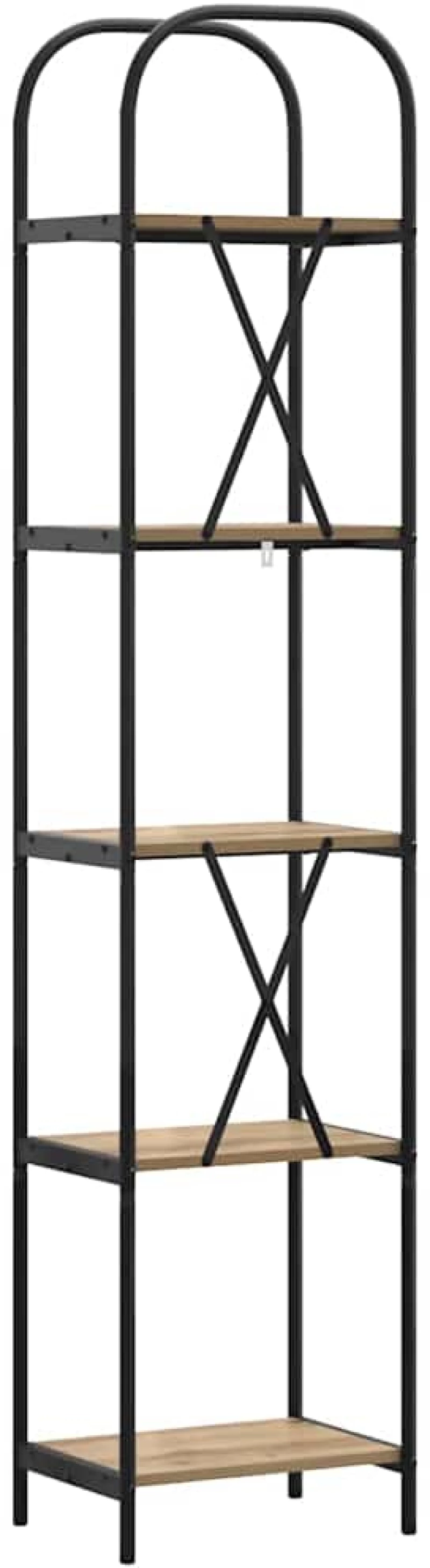 vidaXL Ράφι Βιβλίων artisan δρυς 40 x 30 x 183 εκ Επεξεργασμένο ξύλο