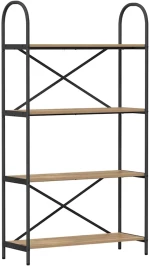 vidaXL Ράφι Βιβλίων artisan δρυς 80 x 30 x 146 εκ Επεξεργασμένο ξύλο