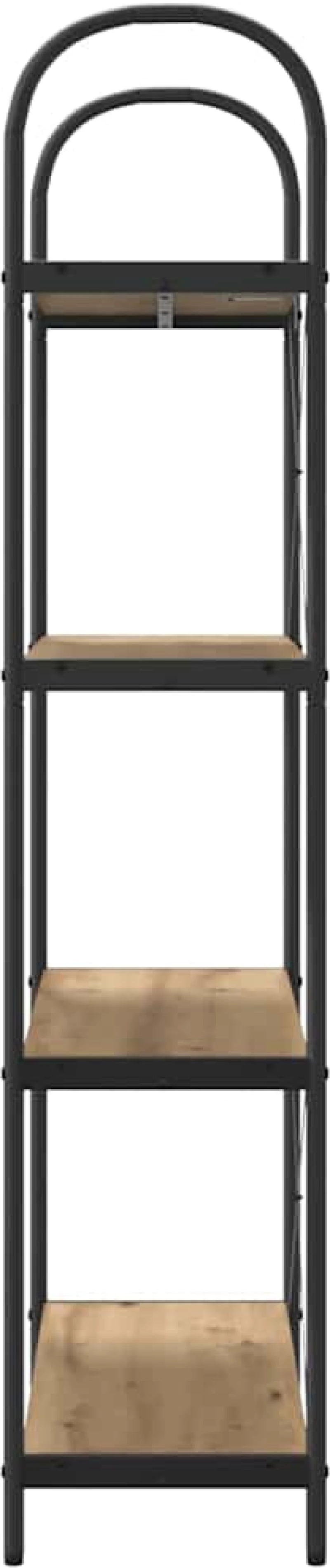 vidaXL Ράφι Βιβλίων artisan δρυς 80 x 30 x 146 εκ Επεξεργασμένο ξύλο