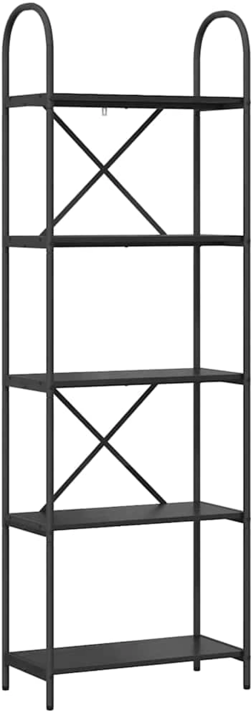 vidaXL Ράφι Βιβλίων Μαύρη δρυς 60 x 30 x 183 εκ Επεξεργασμένο ξύλο