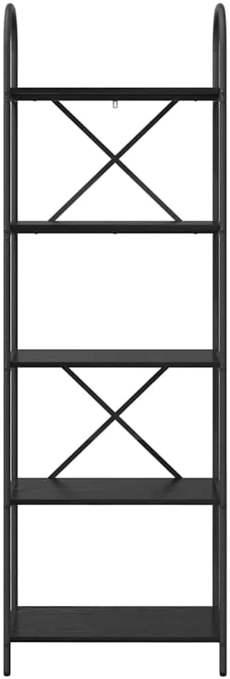 vidaXL Ράφι Βιβλίων Μαύρη δρυς 60 x 30 x 183 εκ Επεξεργασμένο ξύλο