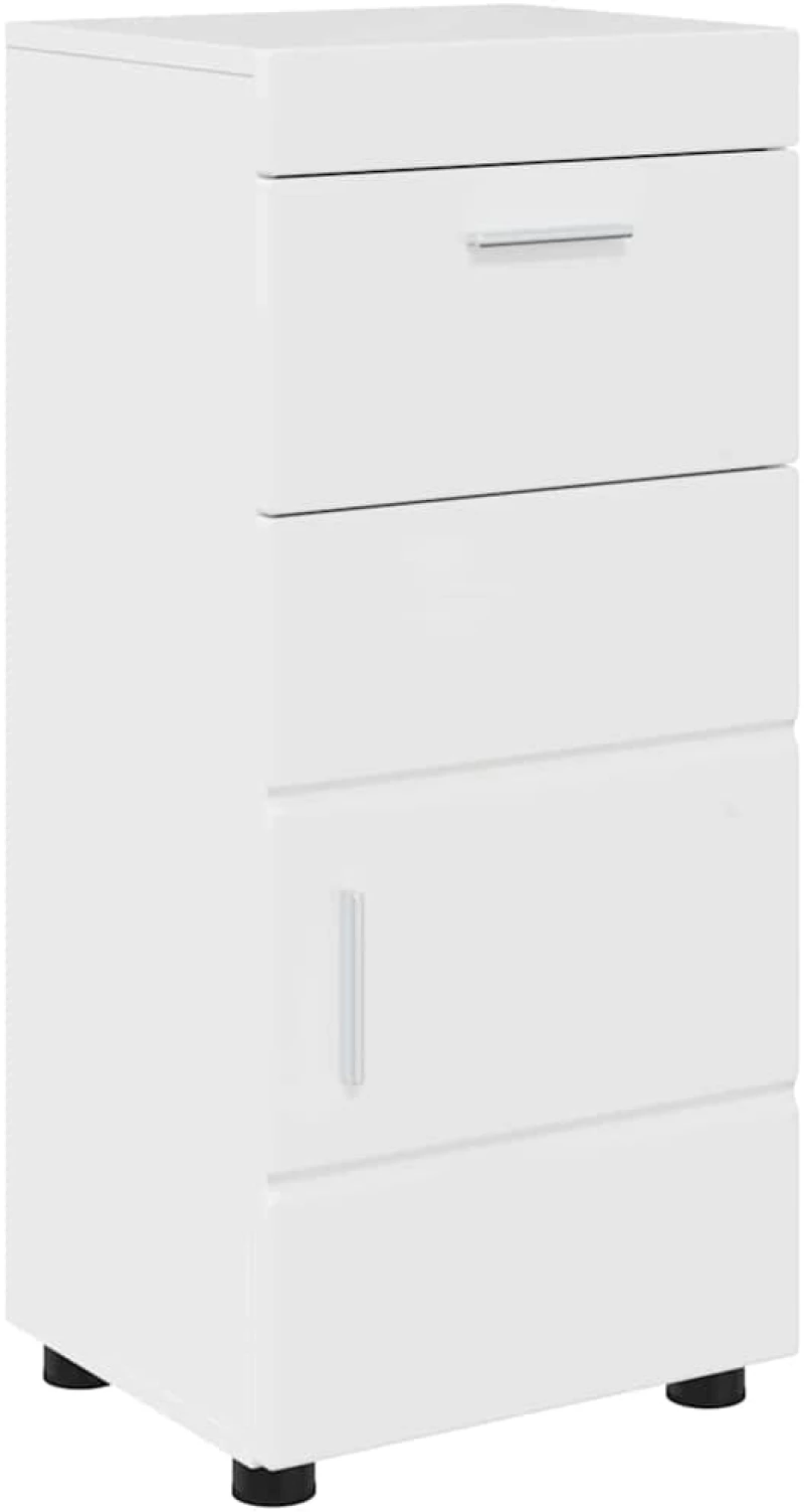 vidaXL Ντουλάπι Μπάνιου TULUM Γυαλιστερό λευκό 37 x 31.5 x 82 εκ