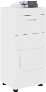 vidaXL Ντουλάπι Μπάνιου TULUM Γυαλιστερό λευκό 37 x 31.5 x 82 εκ