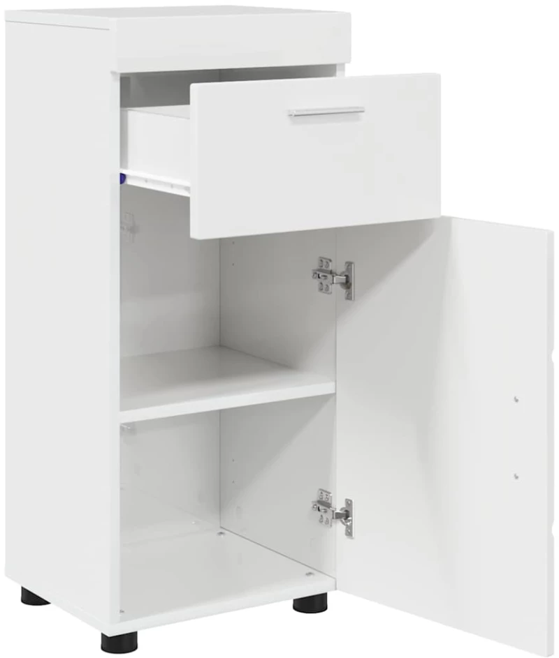 vidaXL Ντουλάπι Μπάνιου TULUM Γυαλιστερό λευκό 37 x 31.5 x 82 εκ