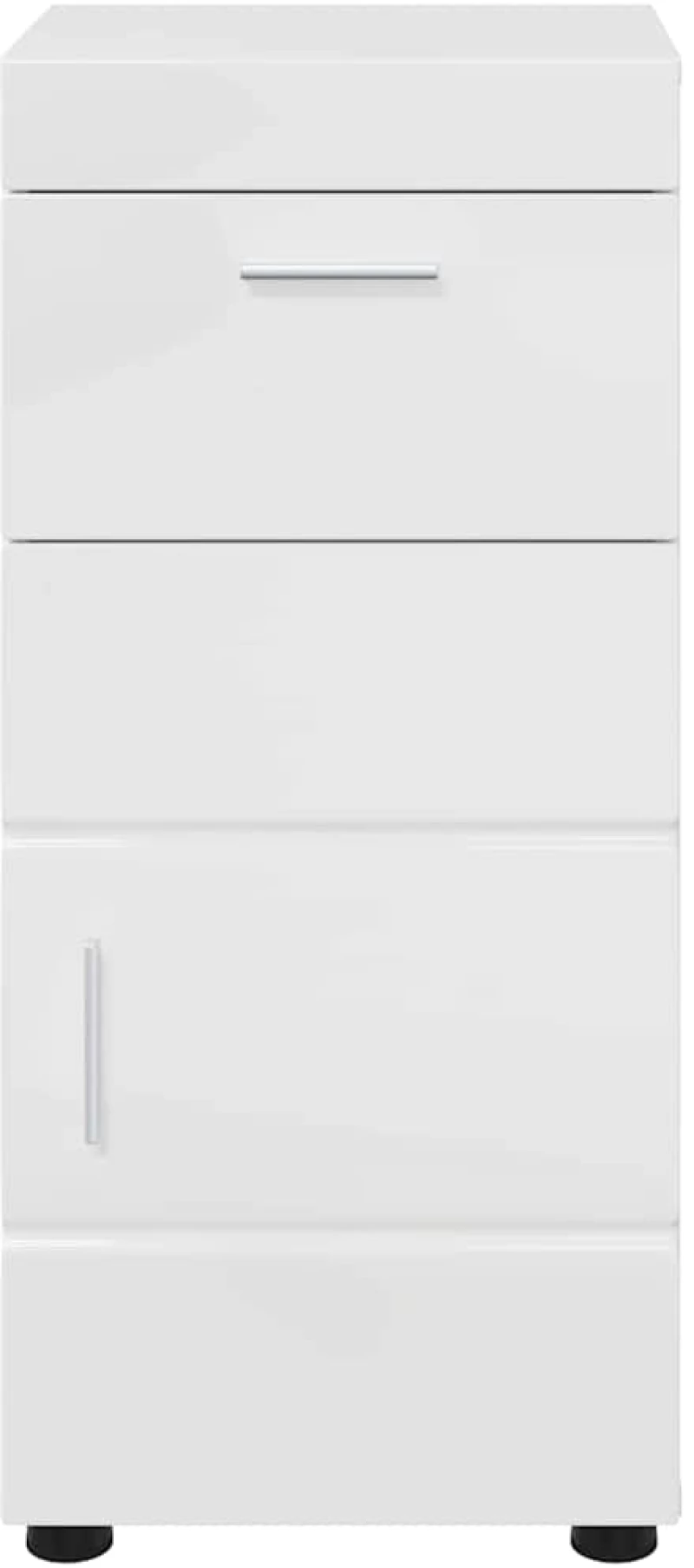 vidaXL Ντουλάπι Μπάνιου TULUM Γυαλιστερό λευκό 37 x 31.5 x 82 εκ