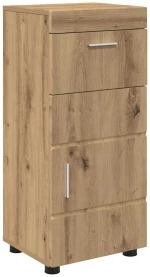 vidaXL Ντουλάπι Μπάνιου με πόρτα TULUM artisan δρυς 37 x 31.5 x 82 εκ