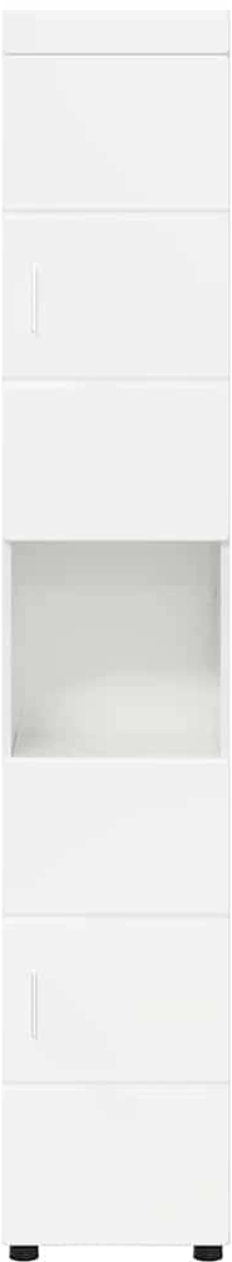 vidaXL Ντουλάπι Μπάνιου TULUM Γυαλιστερό λευκό 37 x 31.5 x 203 εκ