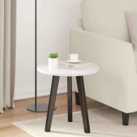 vidaXL Καπάκι τραπεζιού Γυαλιστερό λευκό 40 x 40 x 1.5 cm