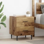 vidaXL Κομοδίνο Παλαιό ξύλο 40 x 35 x 47.5 εκ Επεξεργασμένο ξύλο