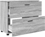 vidaXL Ντουλάπι Μπάνιου με συρτάρι Γκρι sonoma 76,5 x 35 x 64 εκ
