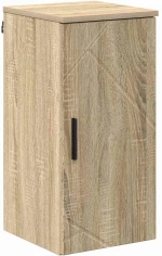 vidaXL Ντουλάπι Μπάνιου με αποθήκευση Sonoma Δρυς 30 x 31,5 x 61 εκ