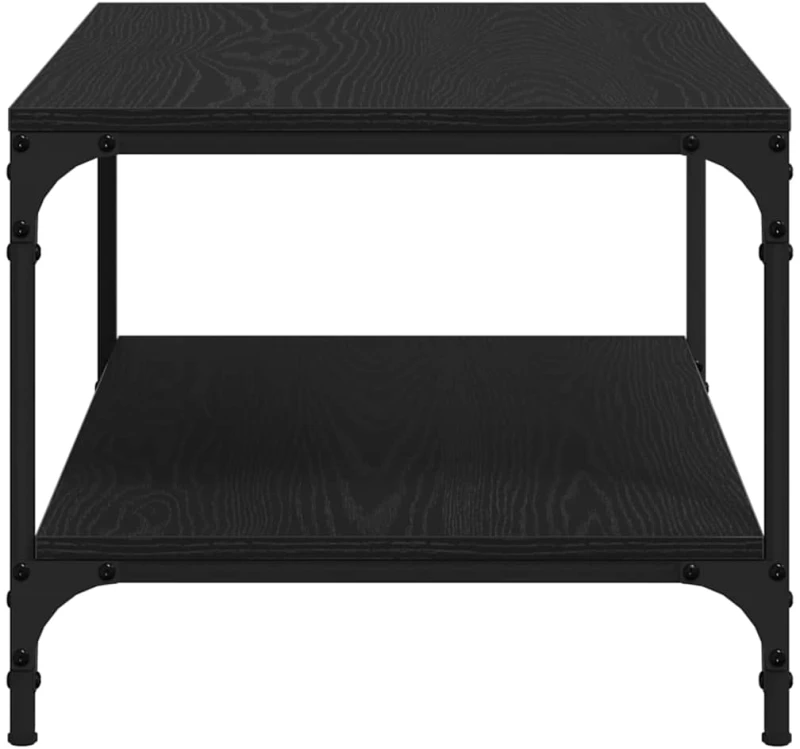 vidaXL Τραπεζάκι σαλονιού Μαύρη δρυς 80 x 50 x 40 cm
