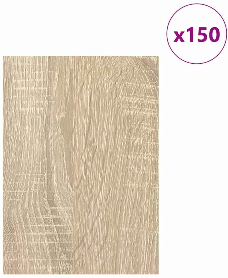 vidaXL Διακοσμητικά Πάνελ 150 pcs Sonoma Δρυς 15 x 21 x 0.3 εκ