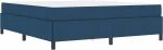 vidaXL Κρεβάτι με ελατήρια Μπλε και Μαύρο 180 x 200 cm