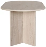 Τραπέζι Sablin Megapap χρώμα travertine 180x89,5x75εκ.