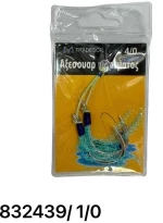 516228 ΑΓΚΙΣΤΡΙ ΔΙΠΛΟ ΜΕ ΝΗΜΑ - ASSIST HOOKS - 1/0 - 832439