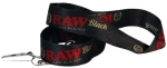 Raw Lanyard Μπρελόκ Κρεμαστό Κορδόνι για τα Κλειδιά - 45cm Black