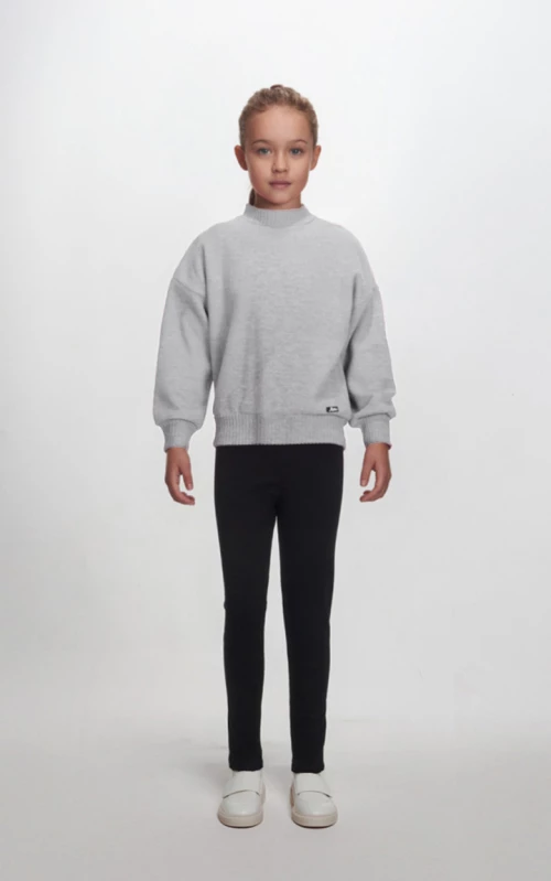Joyce Πουλόβερ Roll Neck, Γκρι