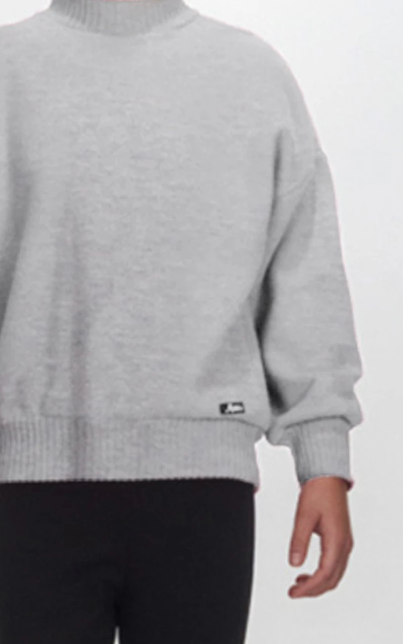 Joyce Πουλόβερ Roll Neck, Γκρι