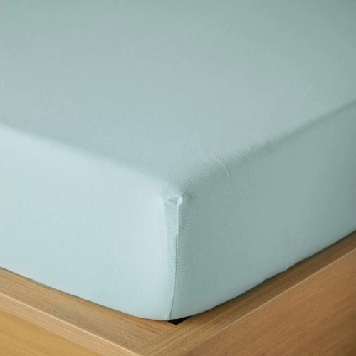 Σεντόνι Suave 10 Με Λάστιχο Mint Kentia Μονό 100x230cm 100% Βαμβάκι