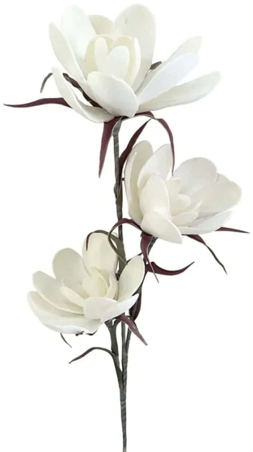 Τεχνητό Λουλούδι 00-7071-4 20x100cm White Marhome Foam